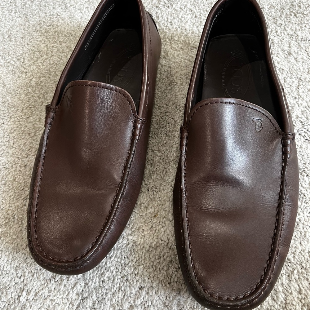 Brown Leather Men's Loafers